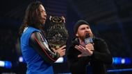 Shinsuke Nakamura with the new title design